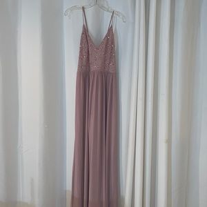 DB studio dress from David’s bridal mauve